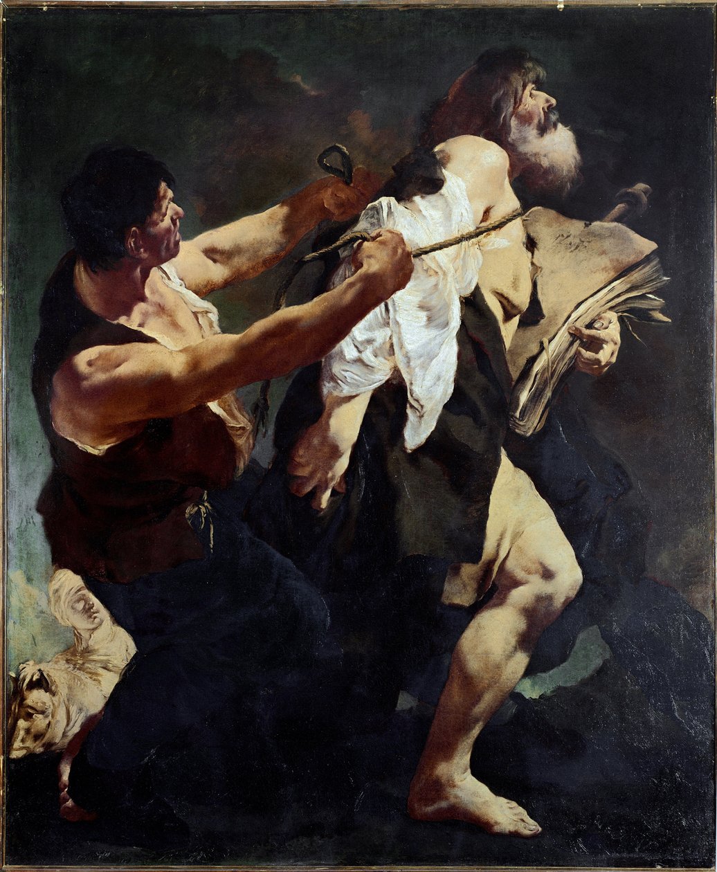 São Tiago o Maior é Trem ao Mártir (óleo sobre tela de Giovanni Battista Piazzetta