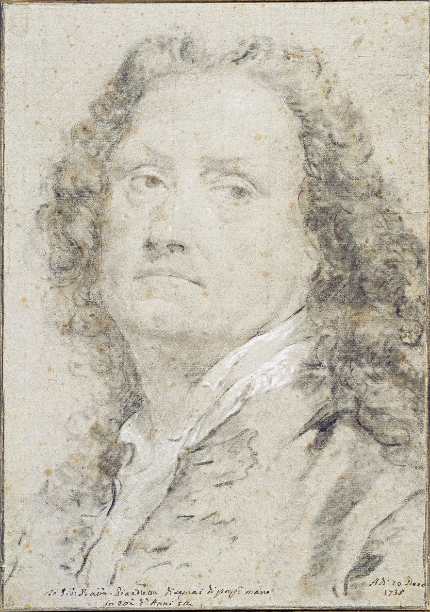 Auto-retrato, 1735 de Giovanni Battista Piazzetta