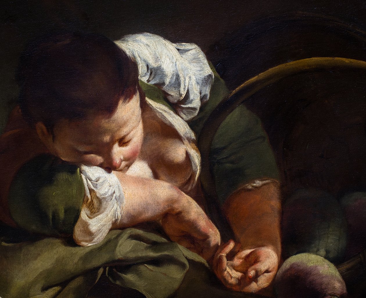 Camponesa adormecida de Giovanni Battista Piazzetta