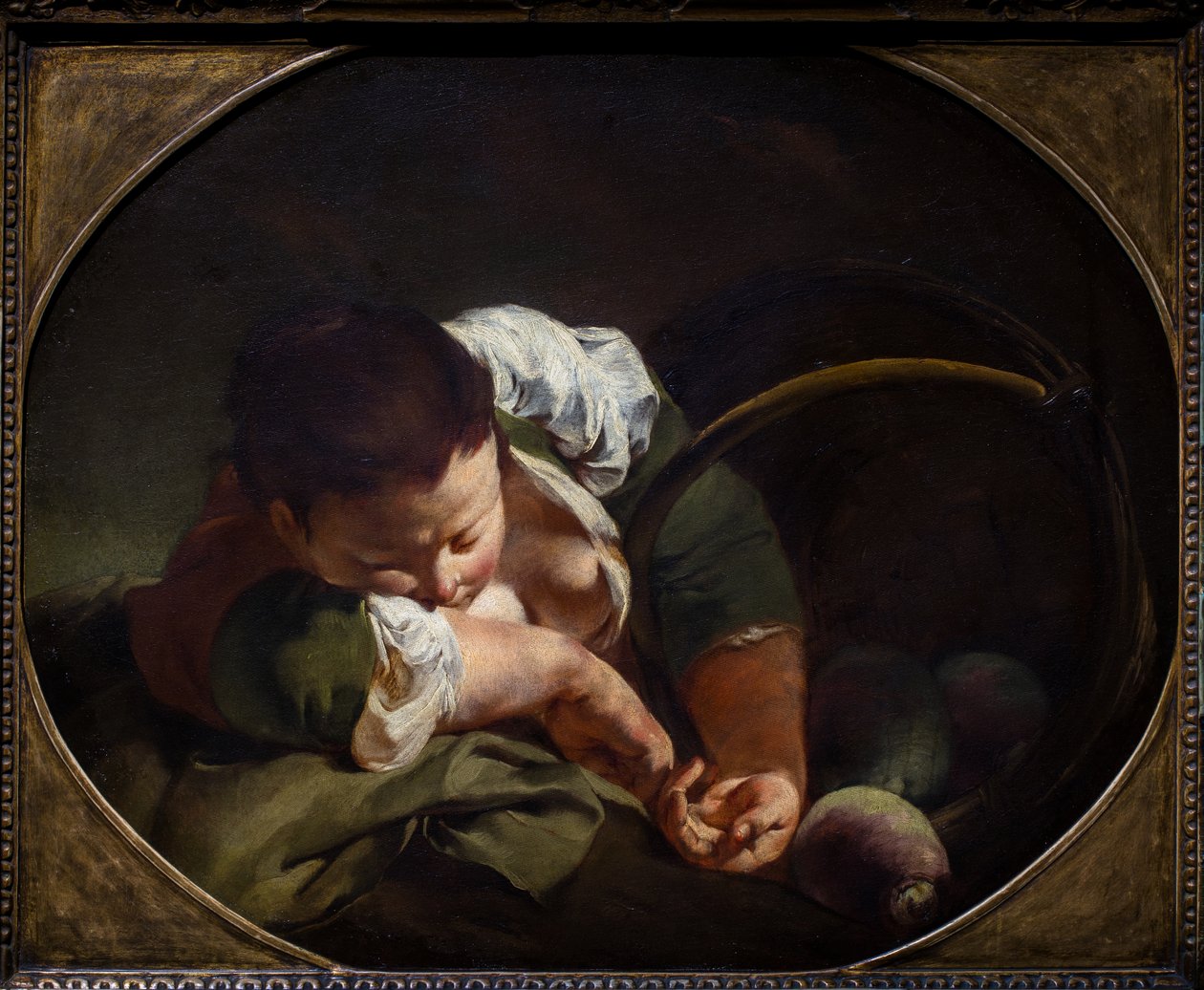Camponesa adormecida de Giovanni Battista Piazzetta