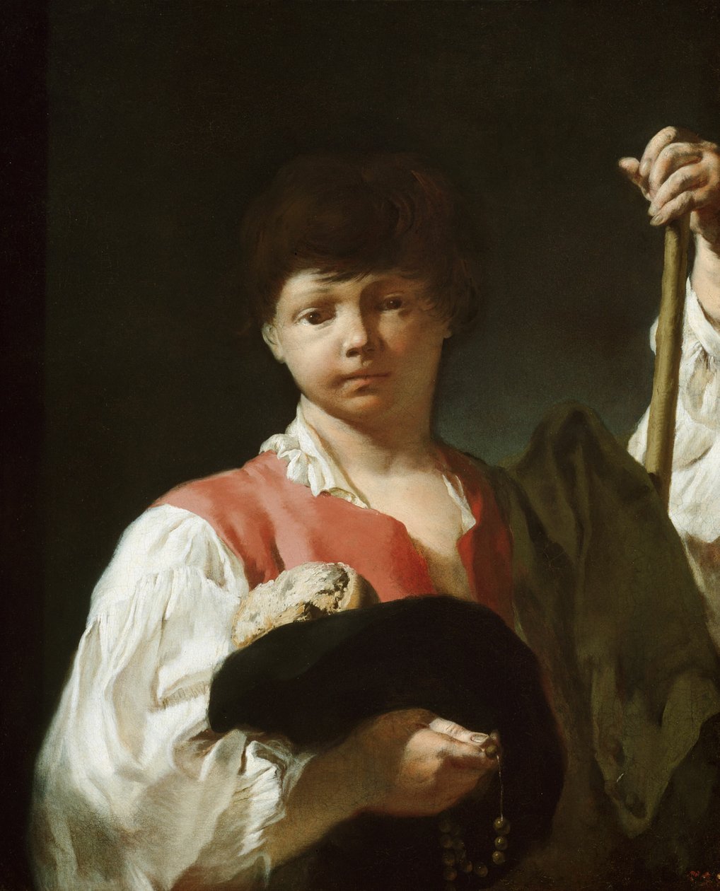O Menino Mendigo (O Jovem Peregrino) de Giovanni Battista Piazzetta