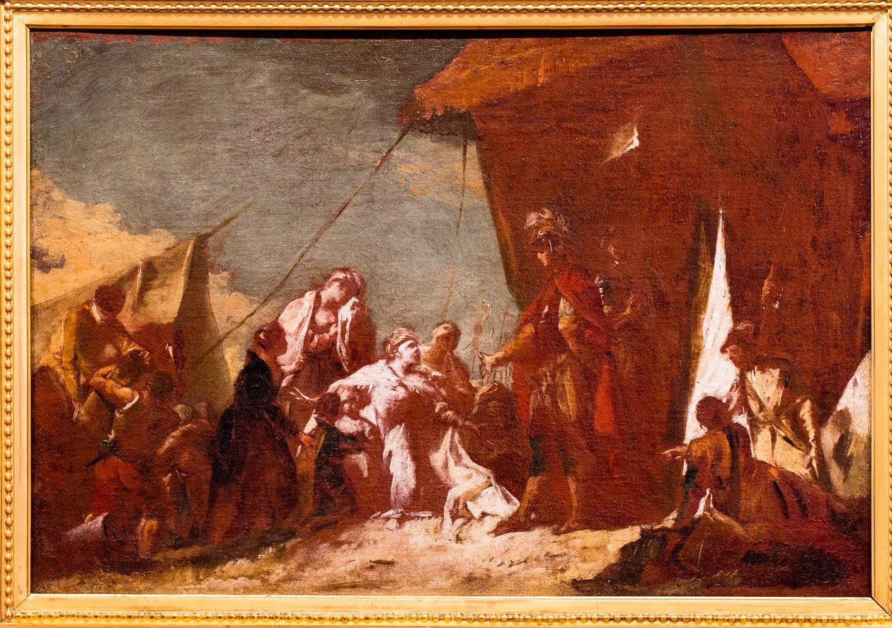 A família de Dario implorando a Alexandre de Giovanni Battista Piazzetta