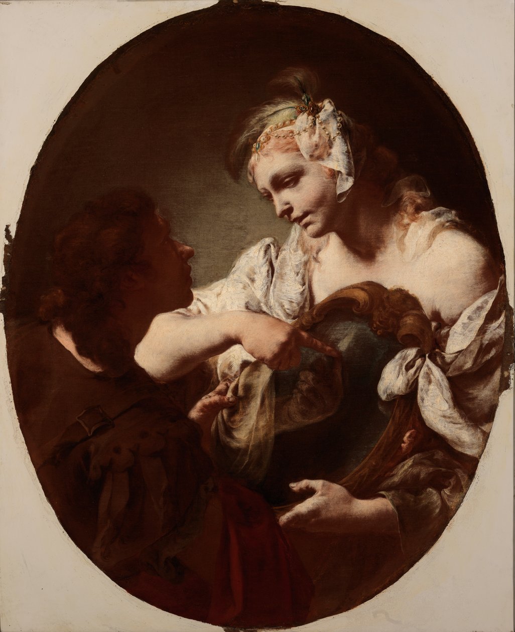 O Espelho Mágico, início do século XVIII de Giovanni Battista Piazzetta