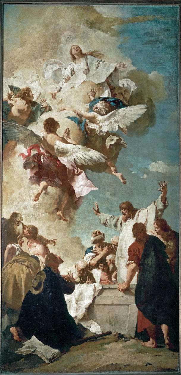 A assunção da Virgem ... de Giovanni Battista Piazzetta