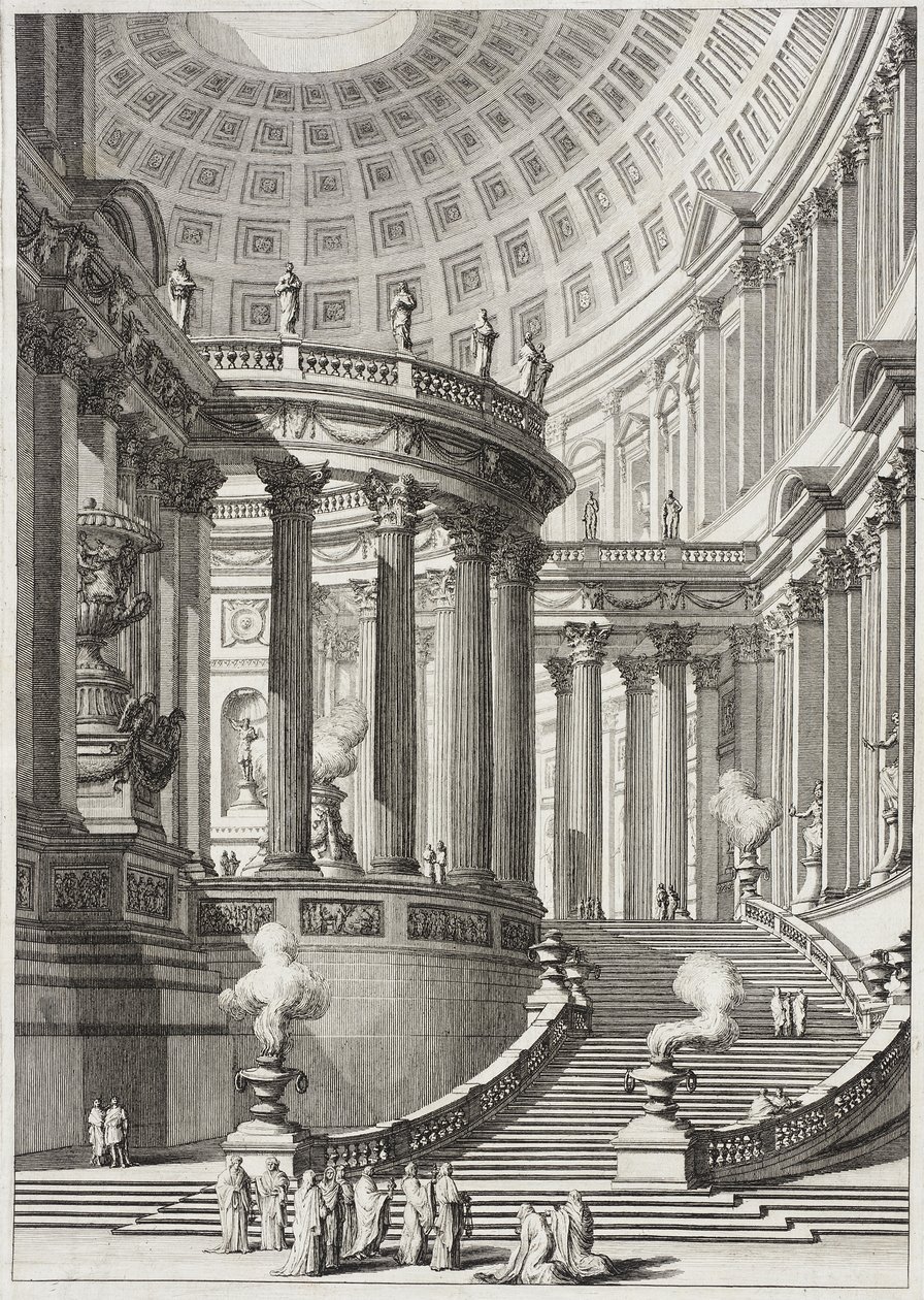 Templo antigo de Giovanni Battista Piranesi