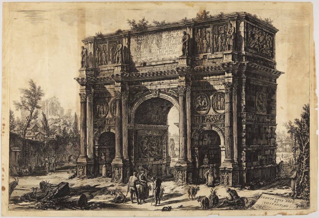 Arco de Constantino de Giovanni Battista Piranesi