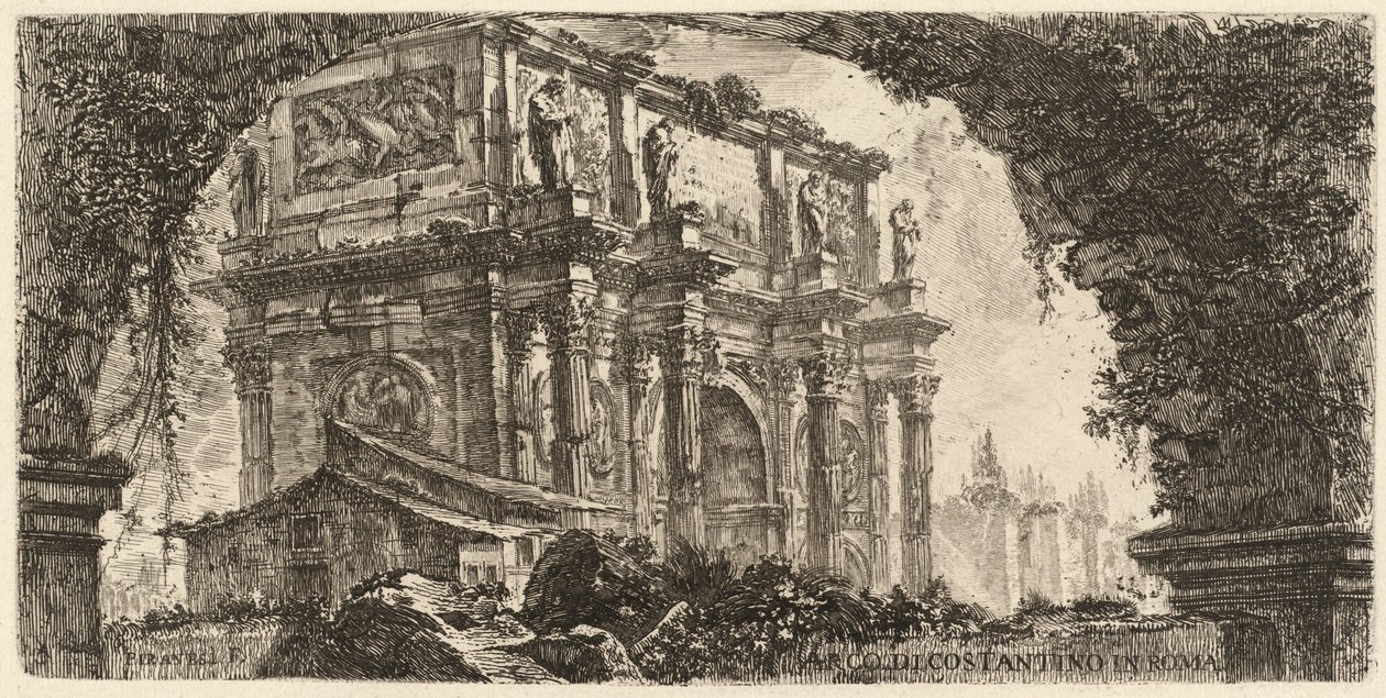 Arco de Constantino de Giovanni Battista Piranesi