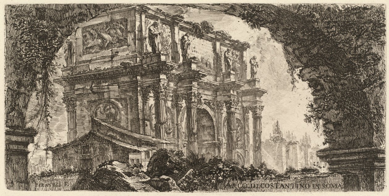 Arco de Constantino de Giovanni Battista Piranesi