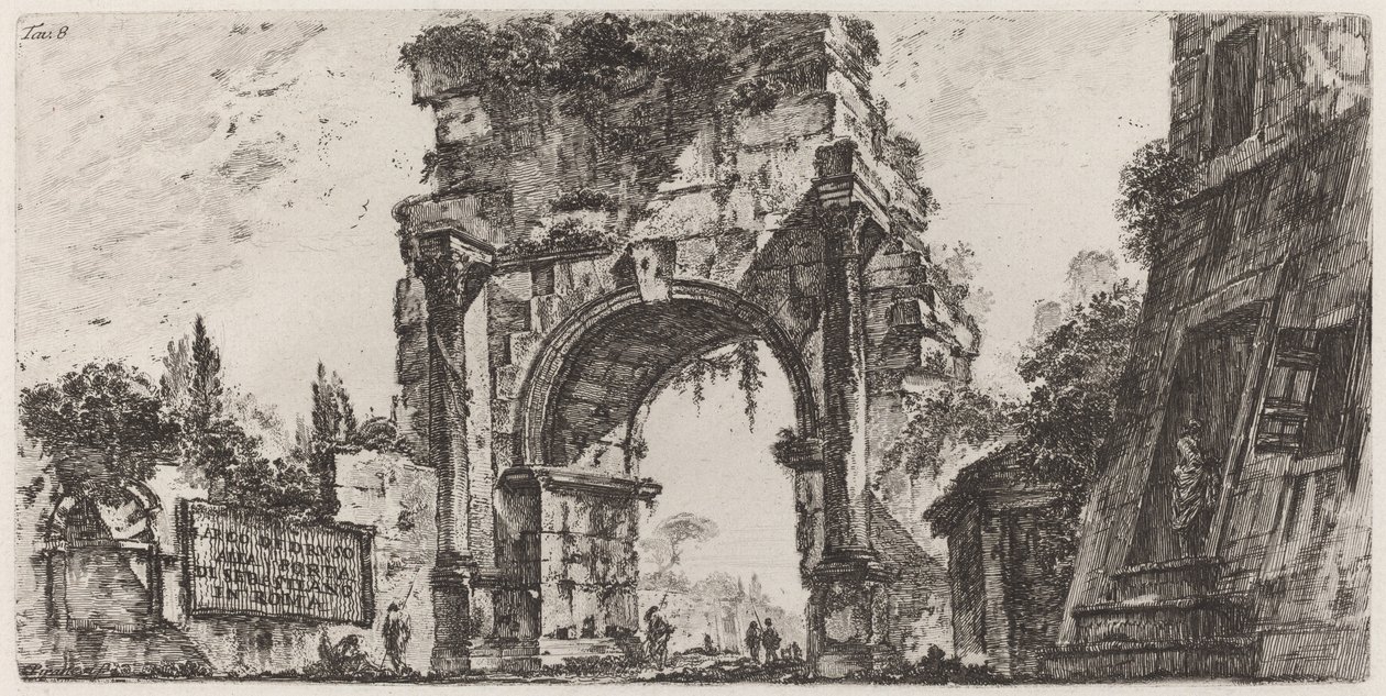 Arco de Druso de Giovanni Battista Piranesi