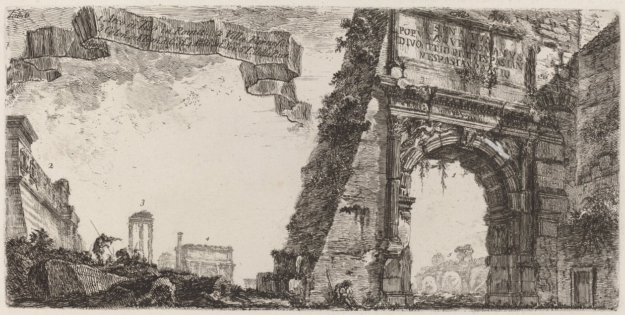 Arco de Tito de Giovanni Battista Piranesi