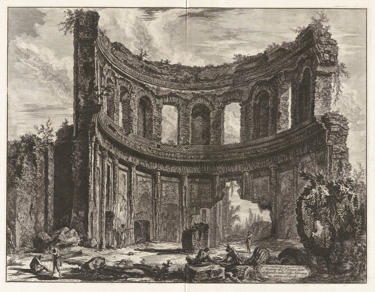 Restos do Templo dito para ser de Apolo em Hadrian
