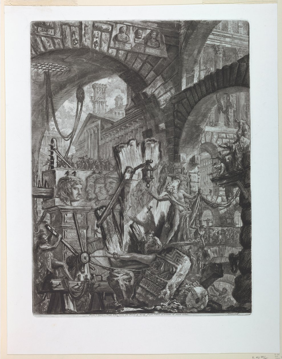Prisões da Série Placa II de Giovanni Battista Piranesi