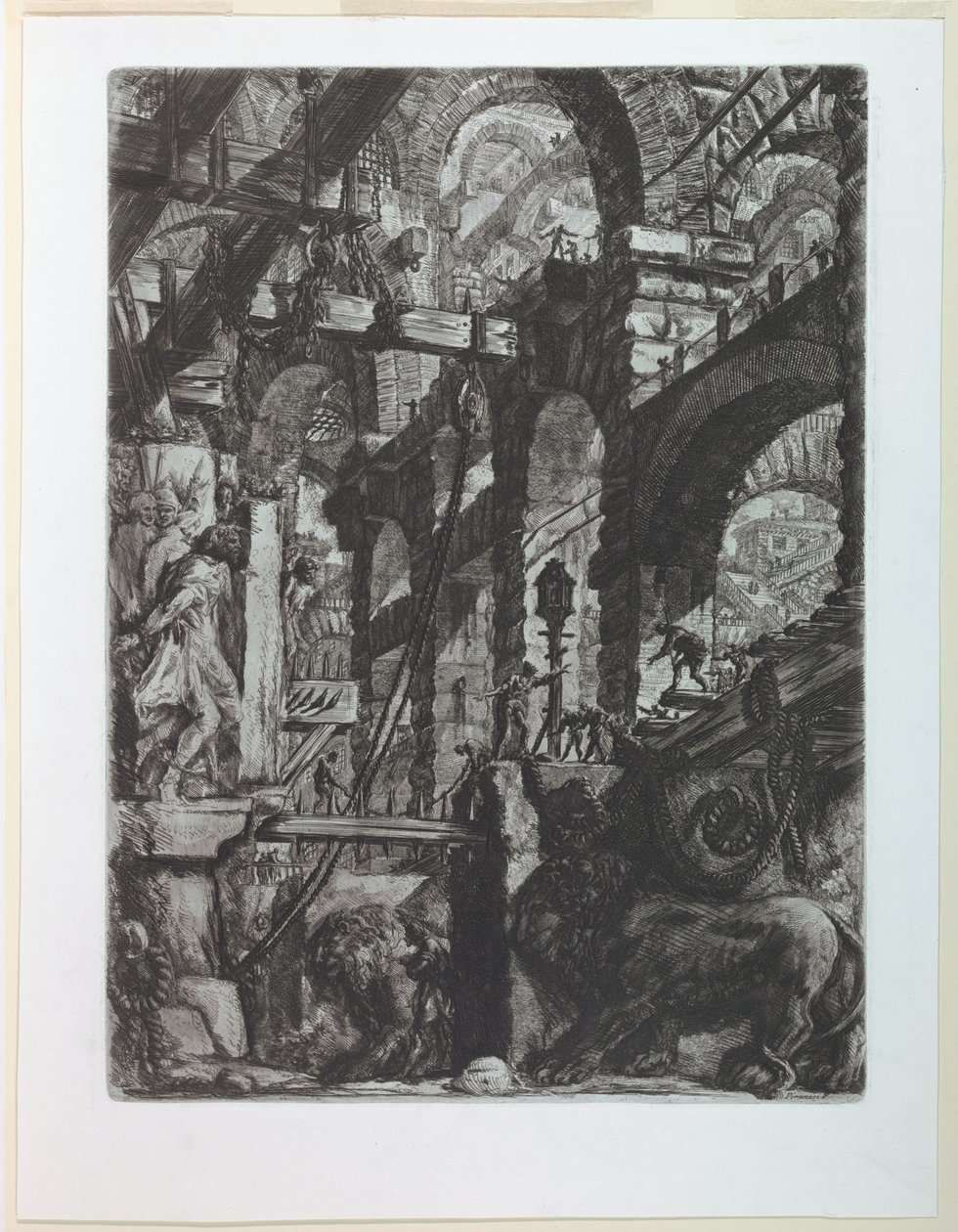Série Prisões, Placa V de Giovanni Battista Piranesi