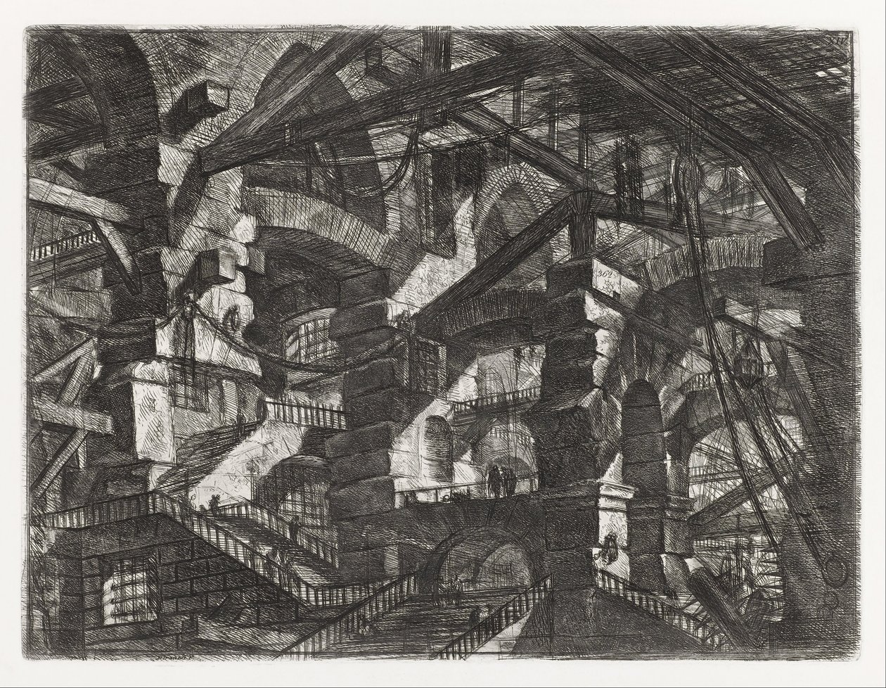 Série Prisões, Placa XIV de Giovanni Battista Piranesi