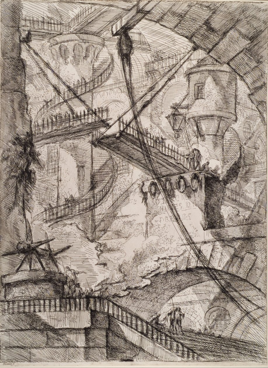 Prisões de invenção de Giovanni Battista Piranesi