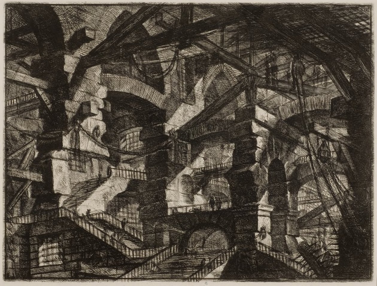 Prisões imaginárias XIV de Giovanni Battista Piranesi