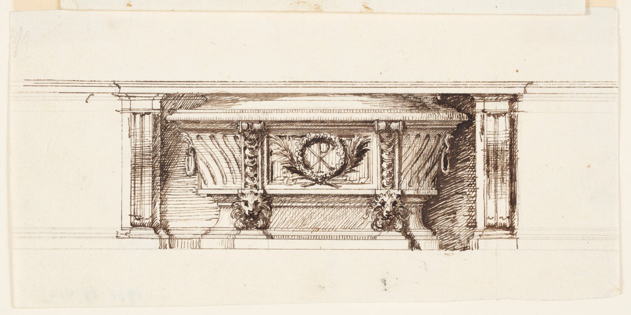 Projeto para um Altar Mensa de Giovanni Battista Piranesi
