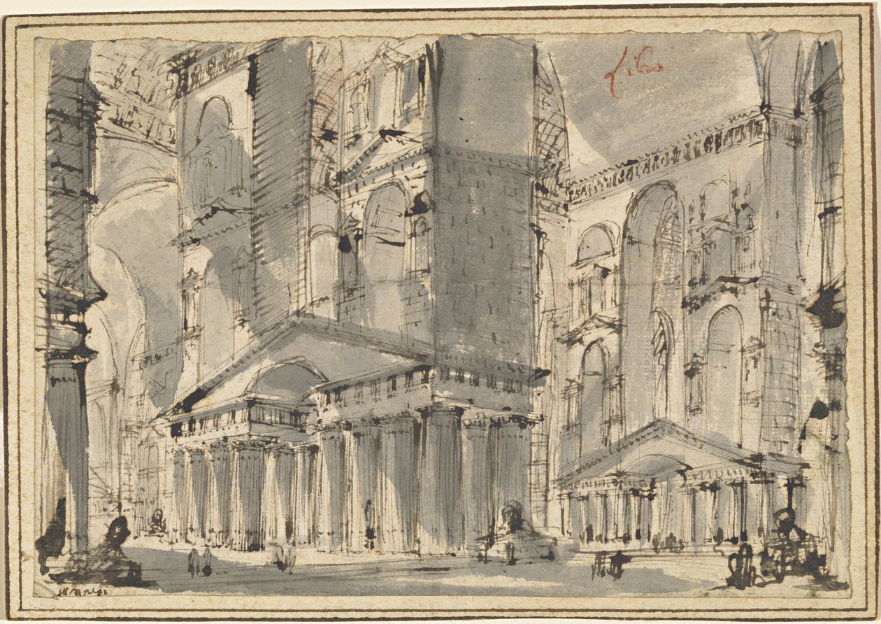Fantasia de um banho antigo de Giovanni Battista Piranesi