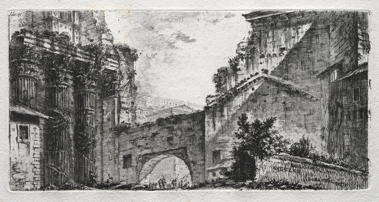 Fórum de Augusto. de Giovanni Battista Piranesi