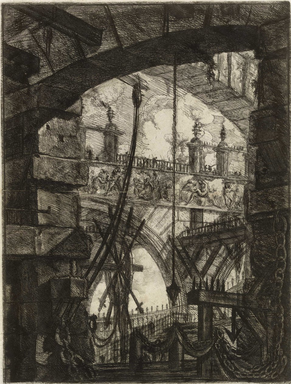 Da série The Imaginary Prisons de Giovanni Battista Piranesi