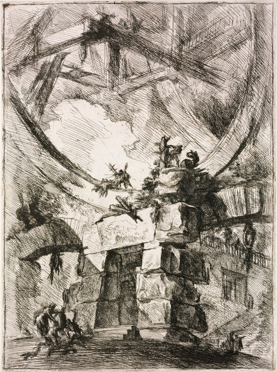 Da série The Imaginary Prisons Le Carceri dInvenzione de Giovanni Battista Piranesi