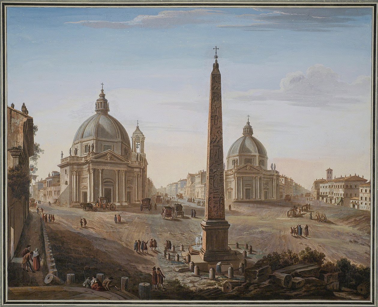 Piazza del Popolo, Roma de Giovanni Battista Piranesi