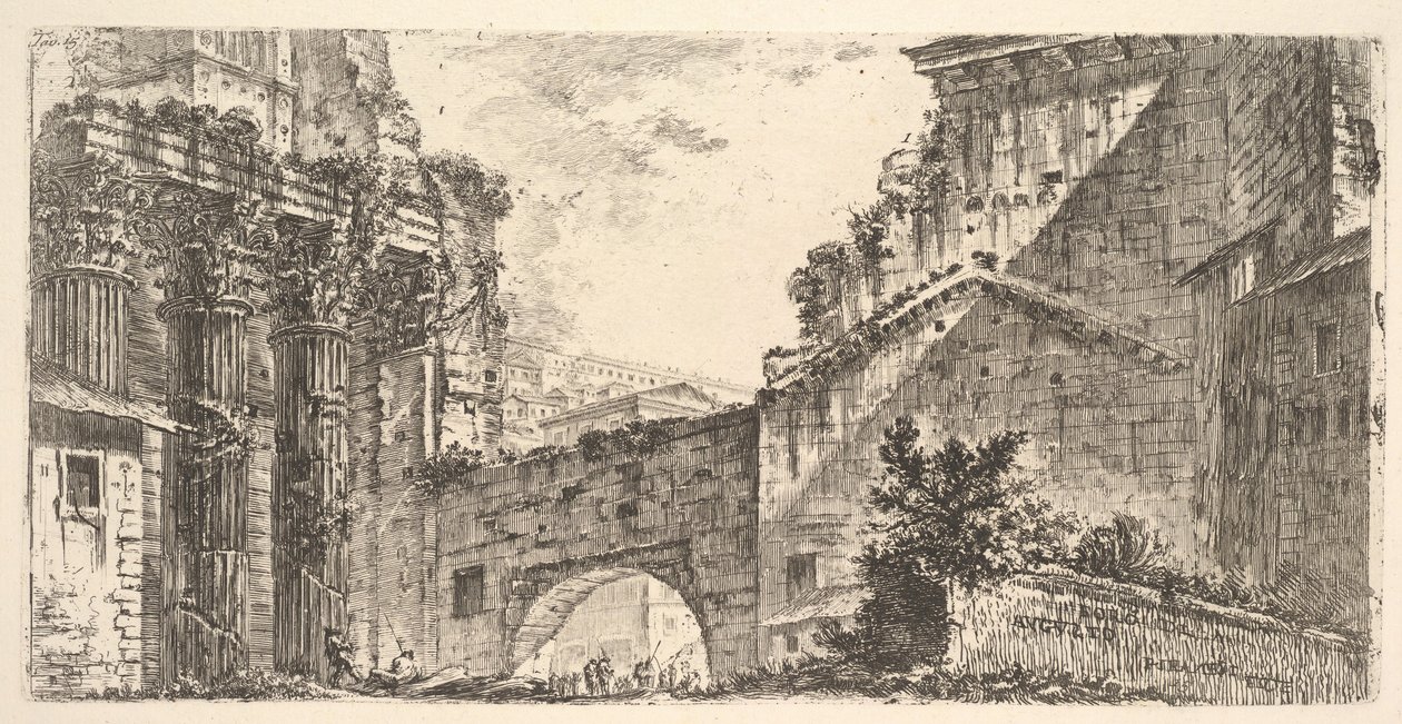Ilustração 15: Fórum de Augusto Fórum de Augusto, ca. 1748 de Giovanni Battista Piranesi