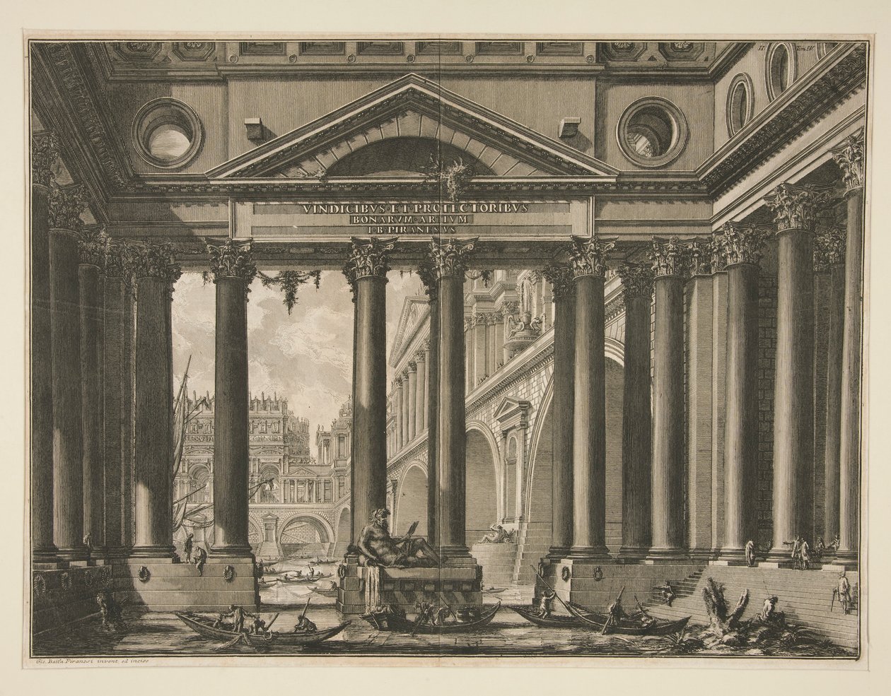 Segunda Frontispício do Volume IV de Le Antichit? Romane de Giovanni Battista Piranesi