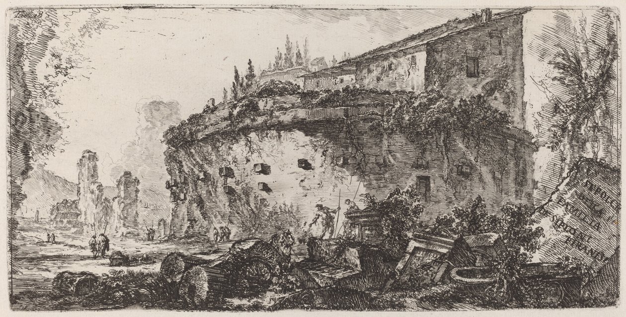 O túmulo da família de Cipião de Giovanni Battista Piranesi