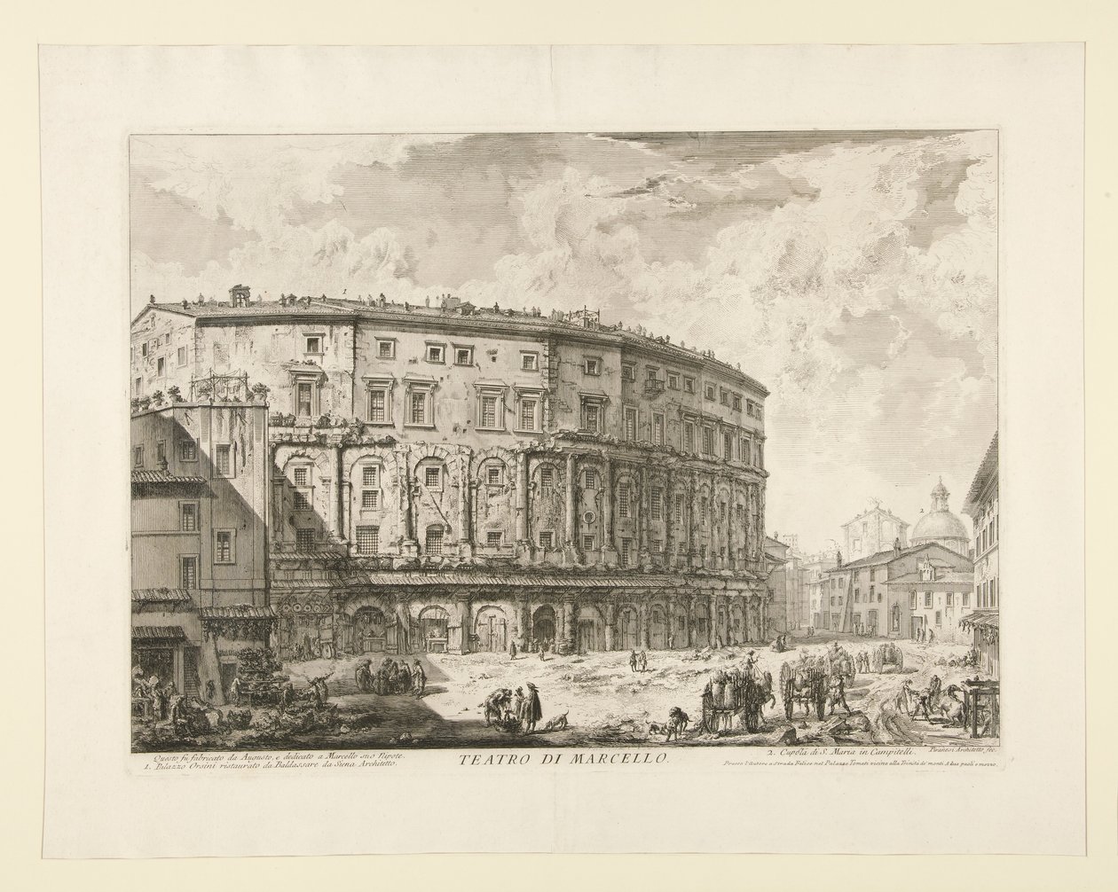 Teatro de Marcelo, de Views of Rome de Giovanni Battista Piranesi