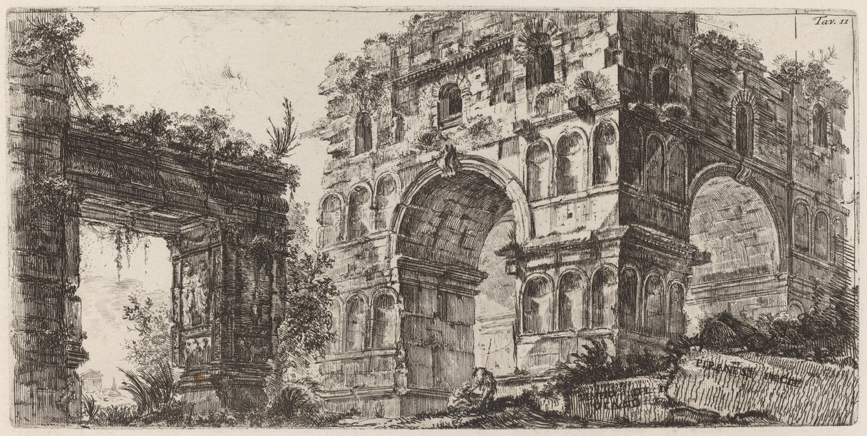 Templo de Diana de Giovanni Battista Piranesi
