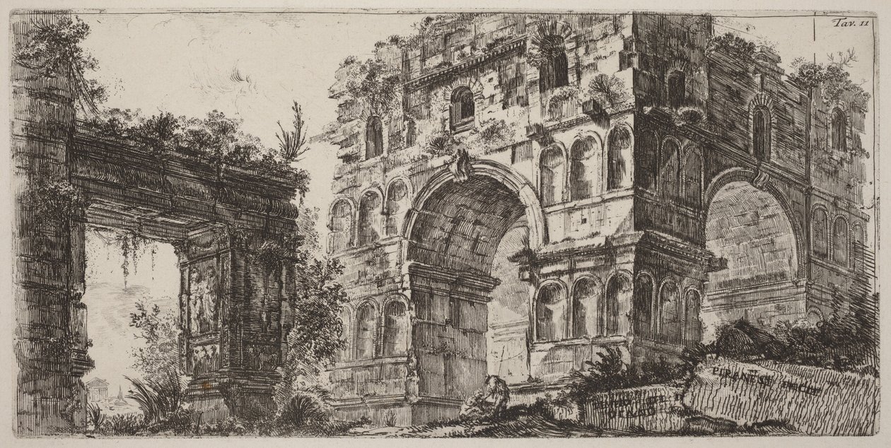 Templo de Diana de Giovanni Battista Piranesi
