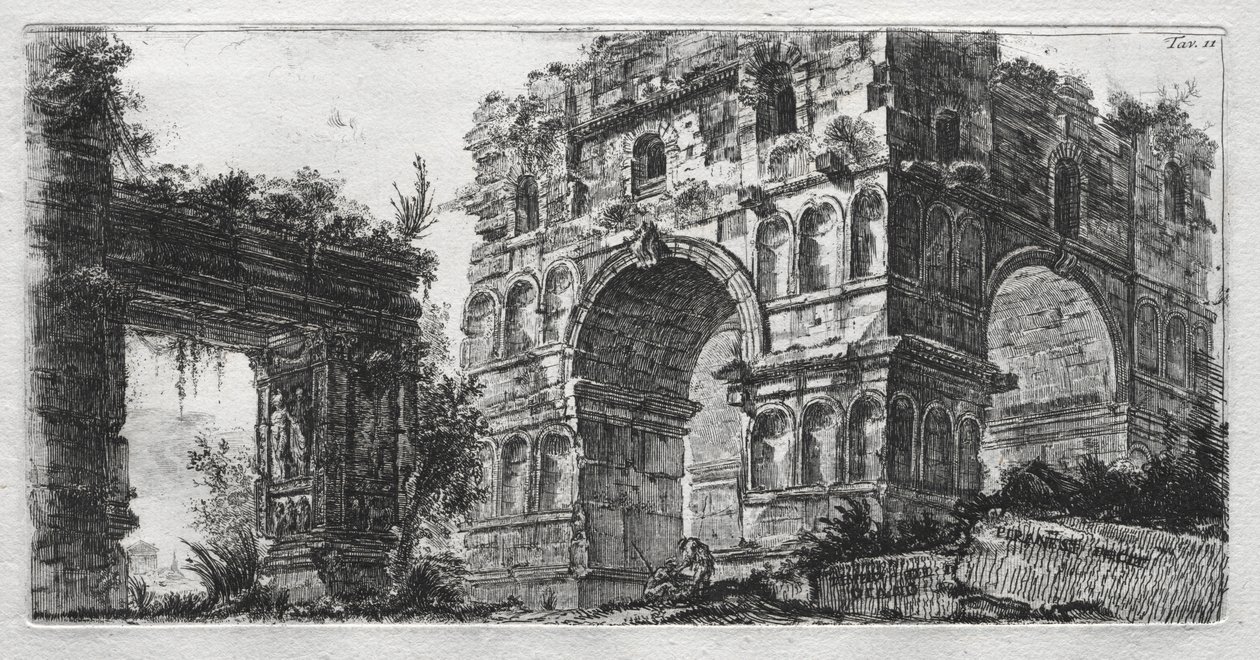 Templo de Diana. de Giovanni Battista Piranesi