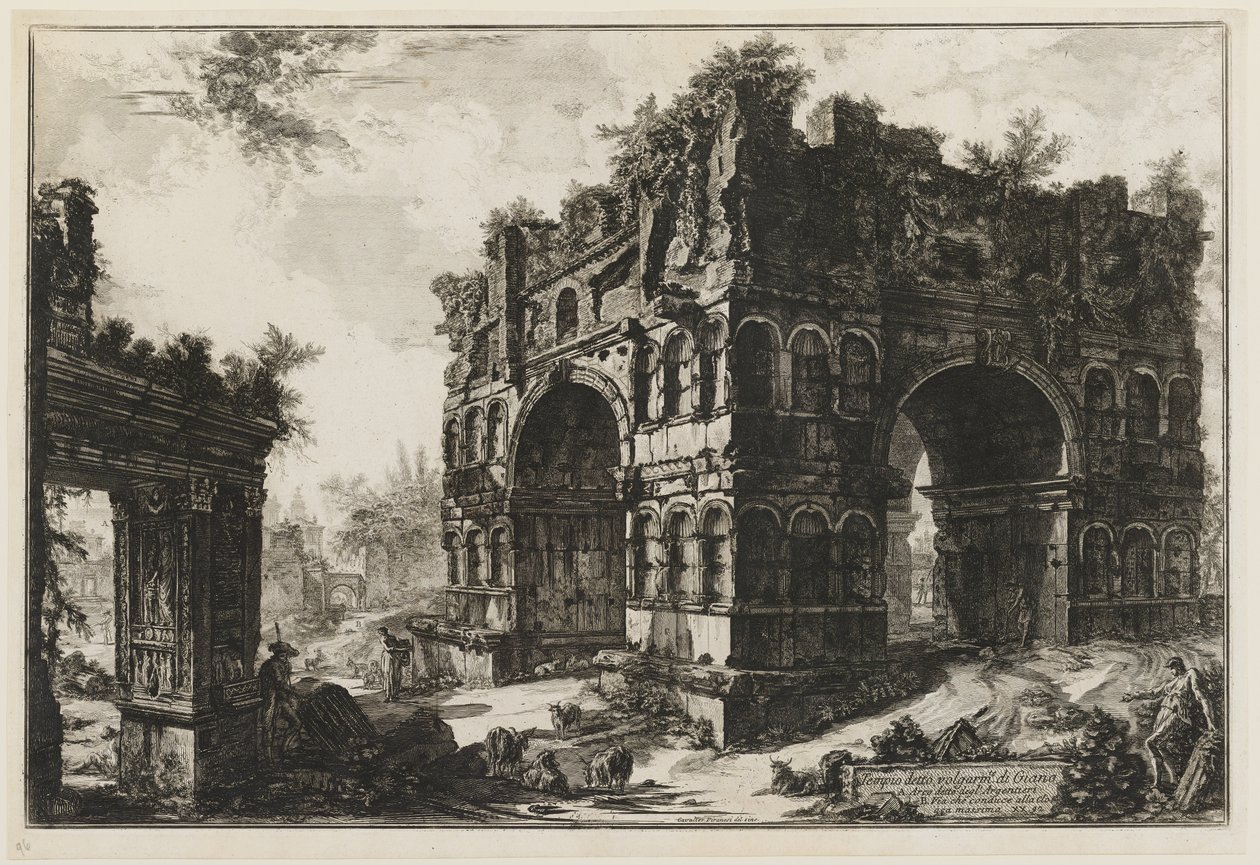 Templo de Jano de Giovanni Battista Piranesi