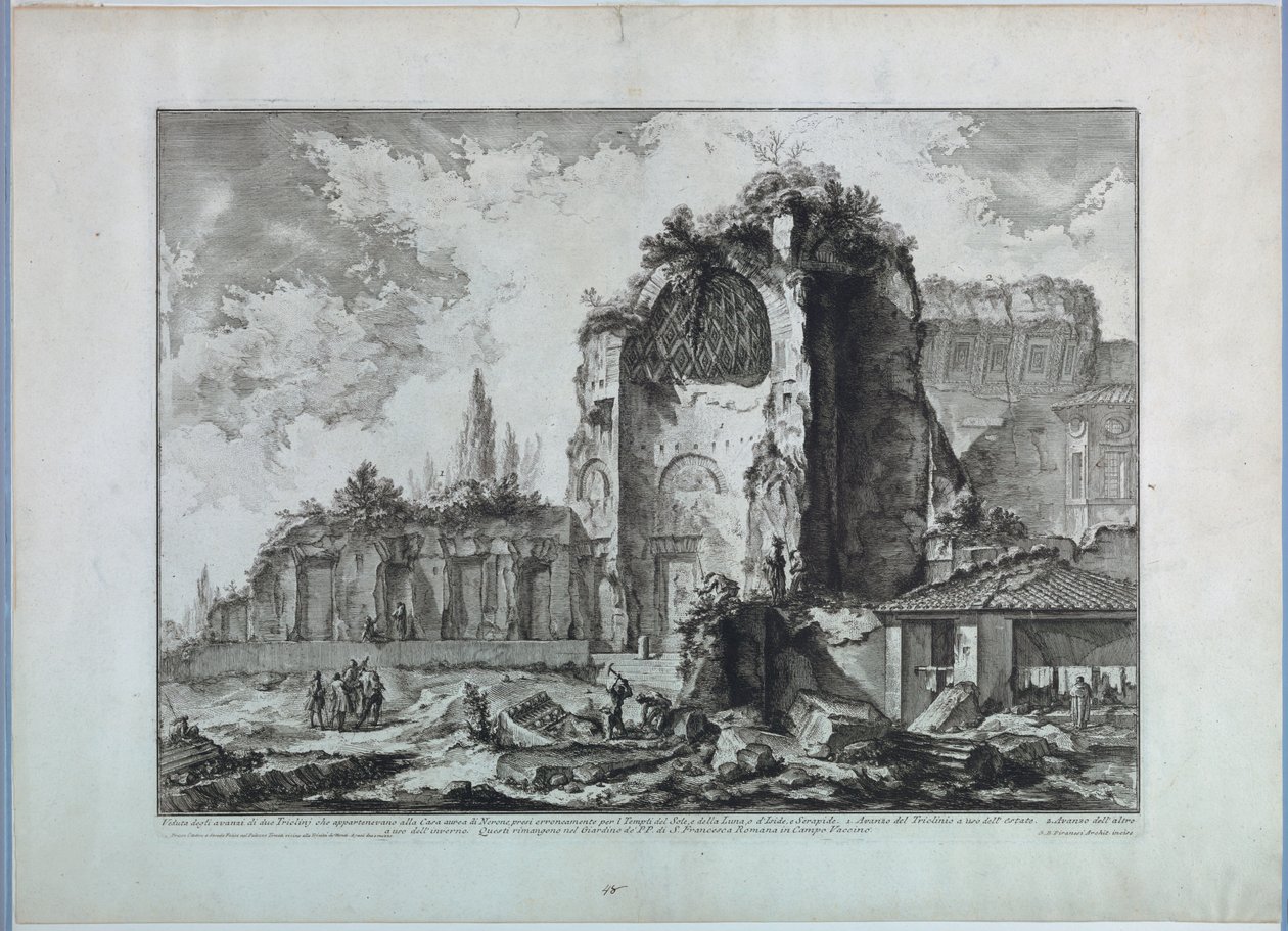 Templo de Vênus em Roma de Giovanni Battista Piranesi