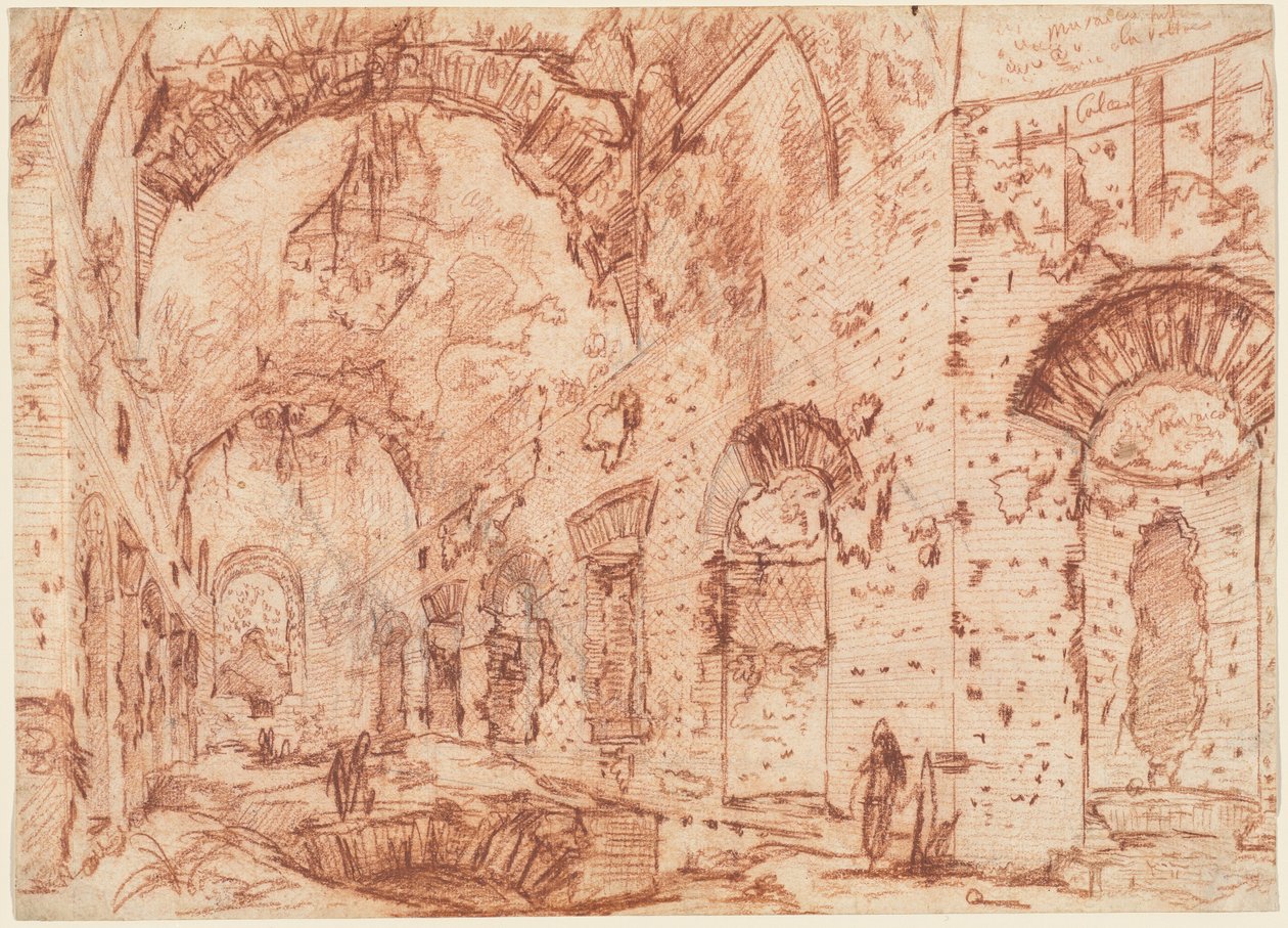 O «Canopus» da Villa Adriana, em Tivoli de Giovanni Battista Piranesi