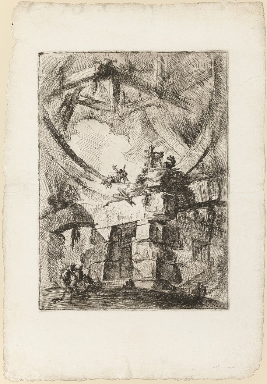 O Carceri, placa 9 de Giovanni Battista Piranesi
