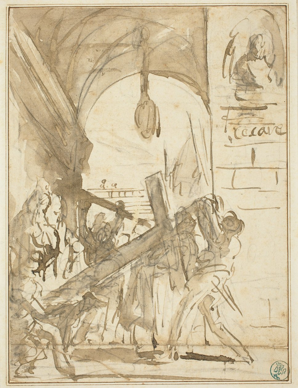 O Carregamento da Cruz de Giovanni Battista Piranesi