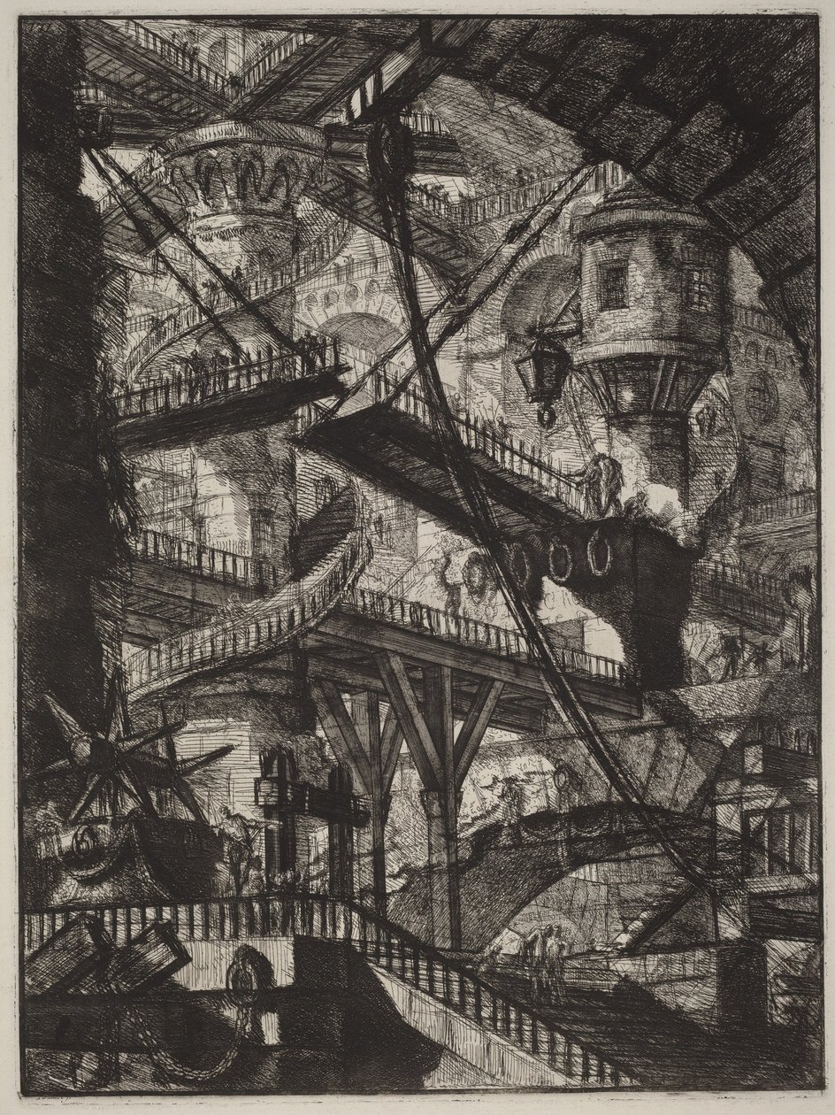 A Ponte Levadiça de Giovanni Battista Piranesi