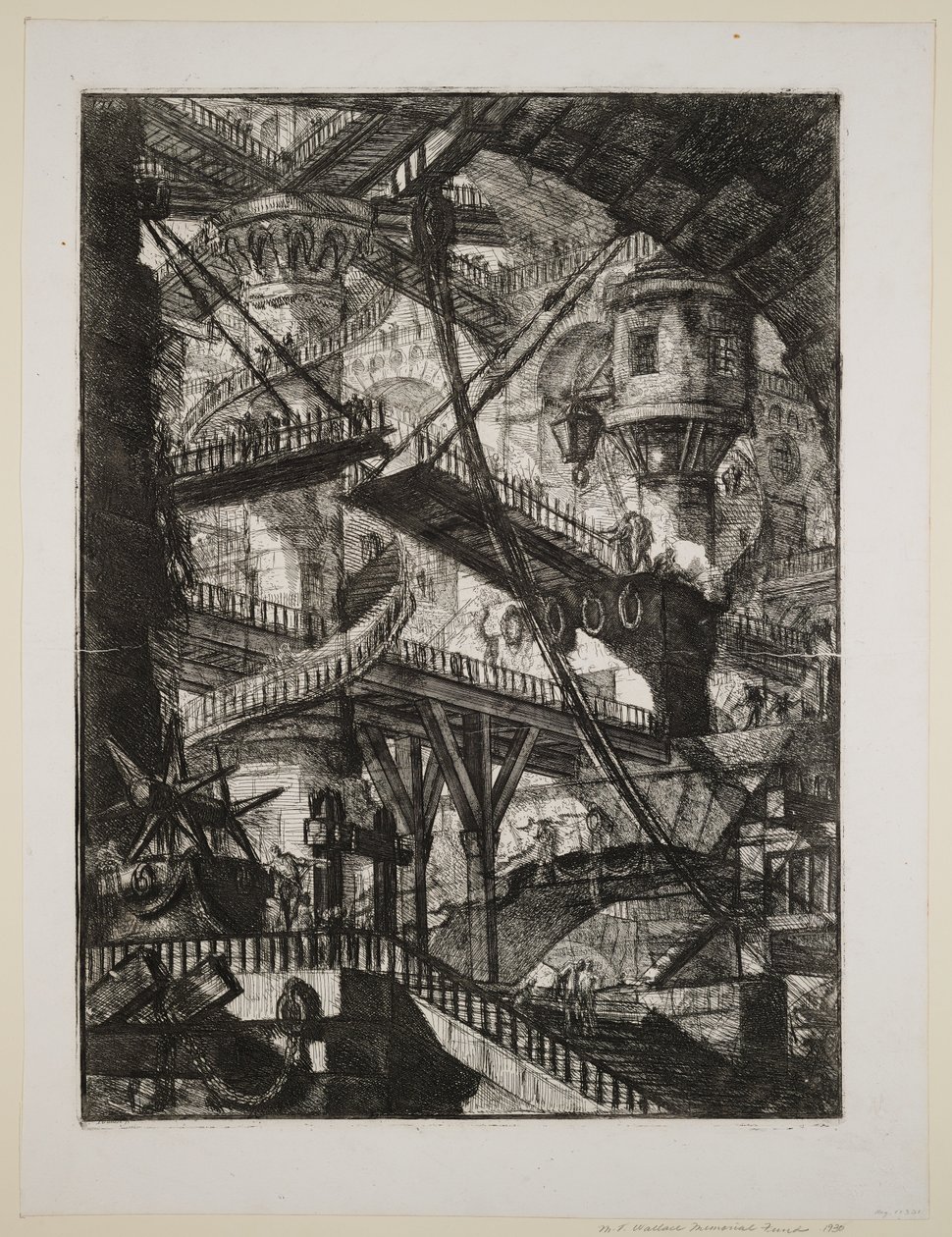 A ponte levadiça de Giovanni Battista Piranesi