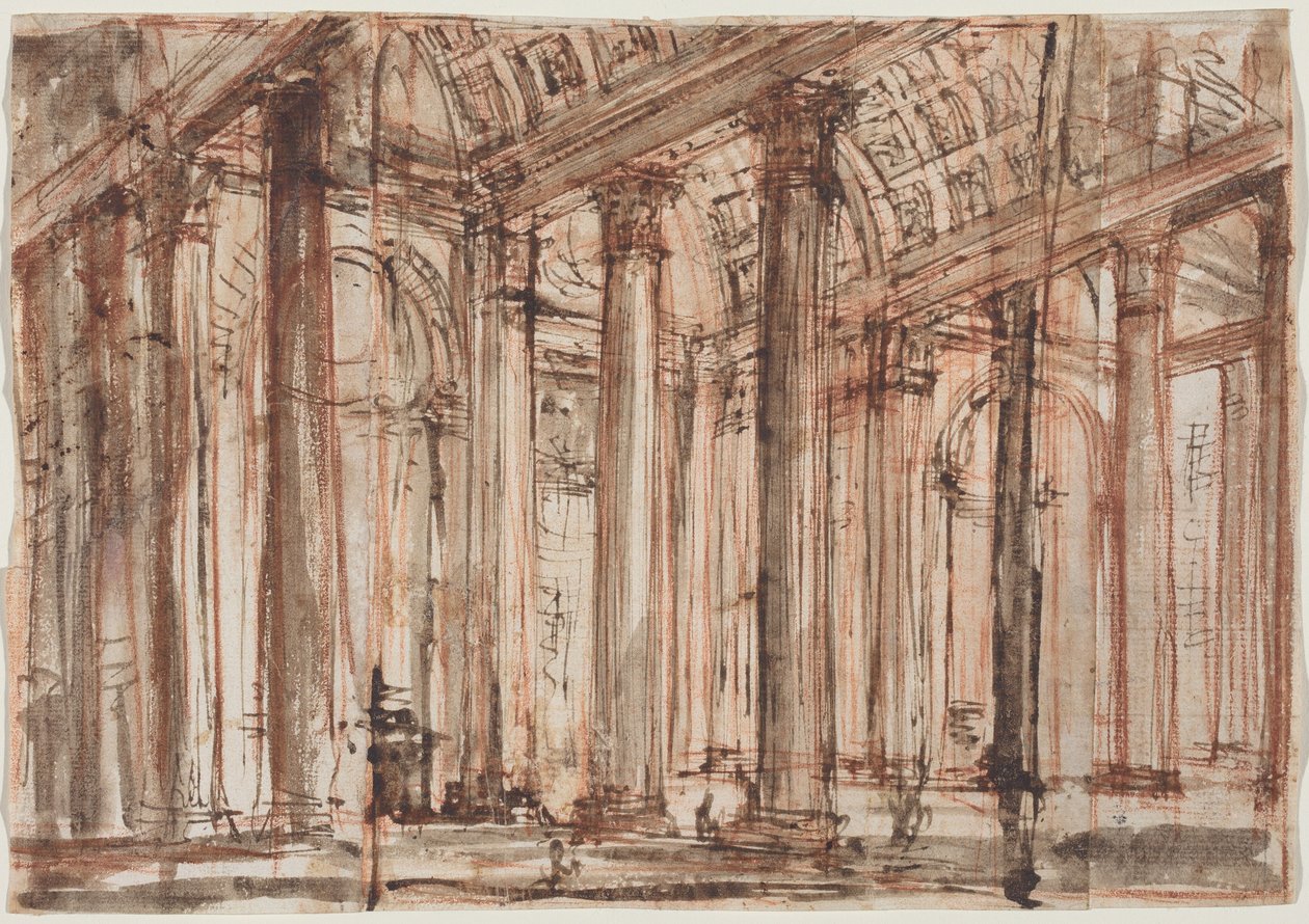 O Pórtico do Panteão de Giovanni Battista Piranesi