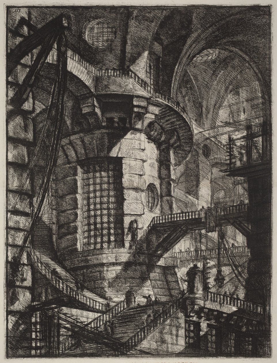 A torre redonda de Giovanni Battista Piranesi