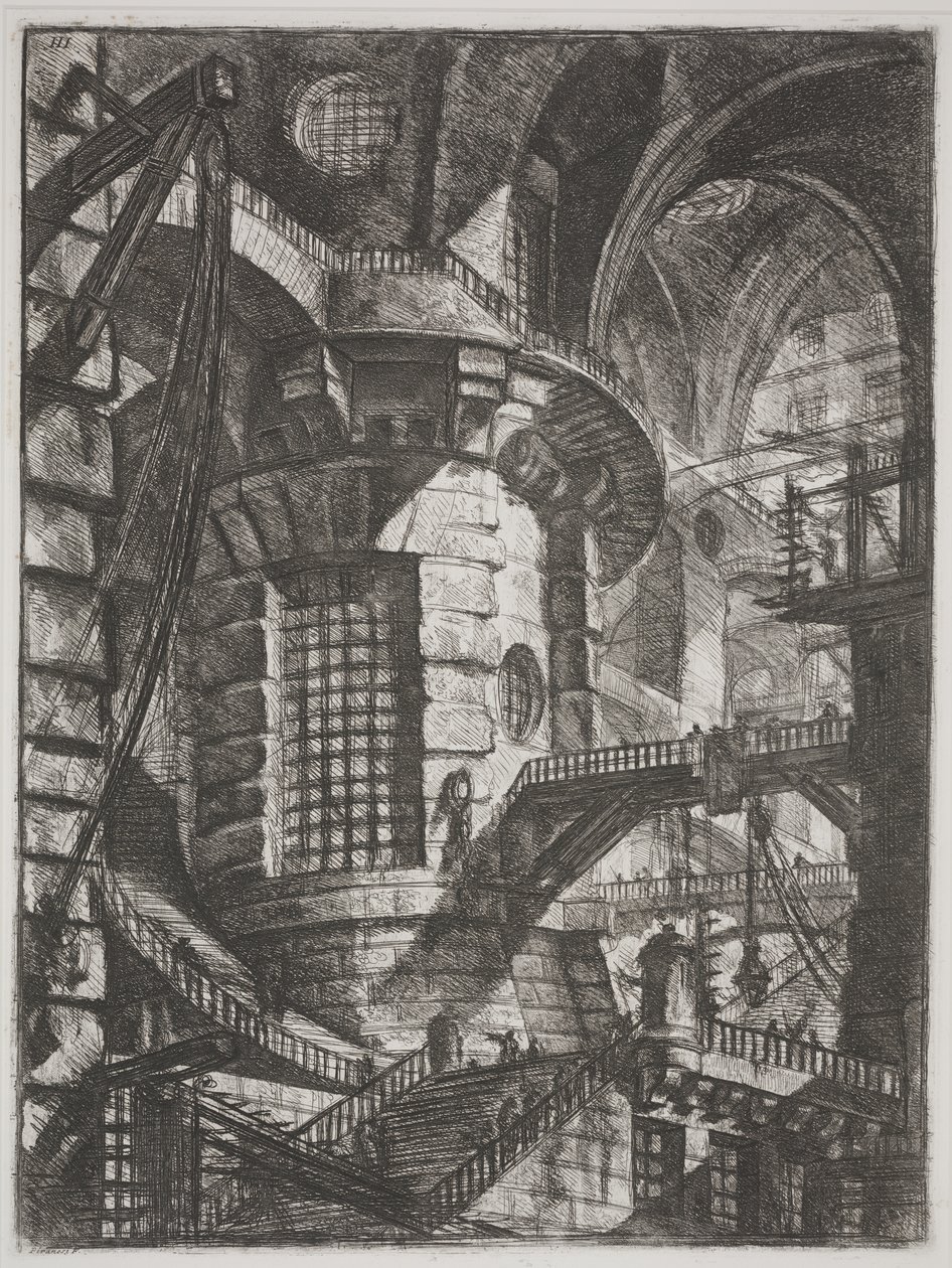 A Torre Redonda, c.1761 (gravura) de Giovanni Battista Piranesi