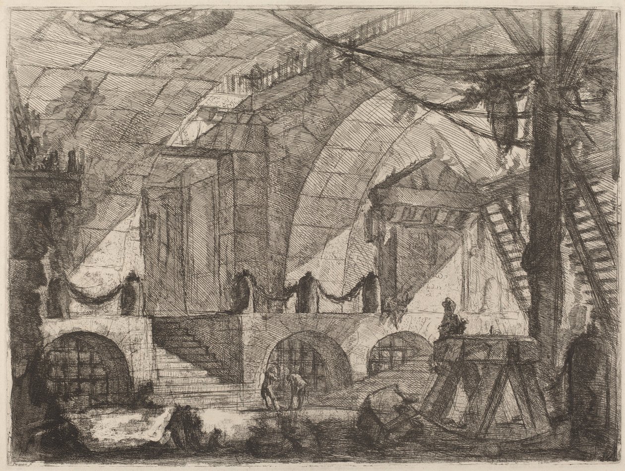 A serra de Giovanni Battista Piranesi