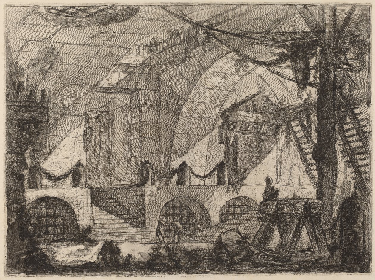 A serra de Giovanni Battista Piranesi