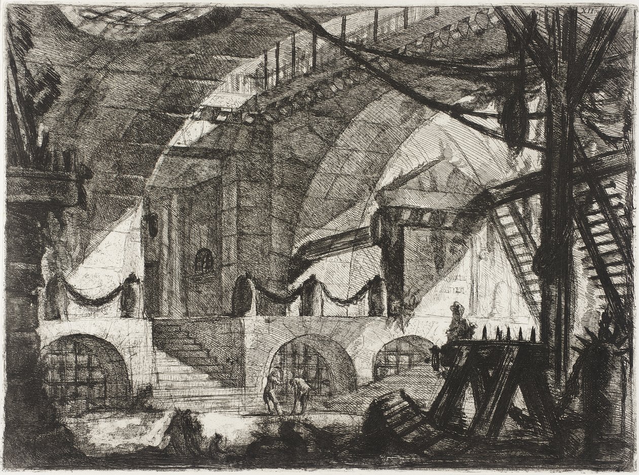 O cavalete de serrar de Giovanni Battista Piranesi