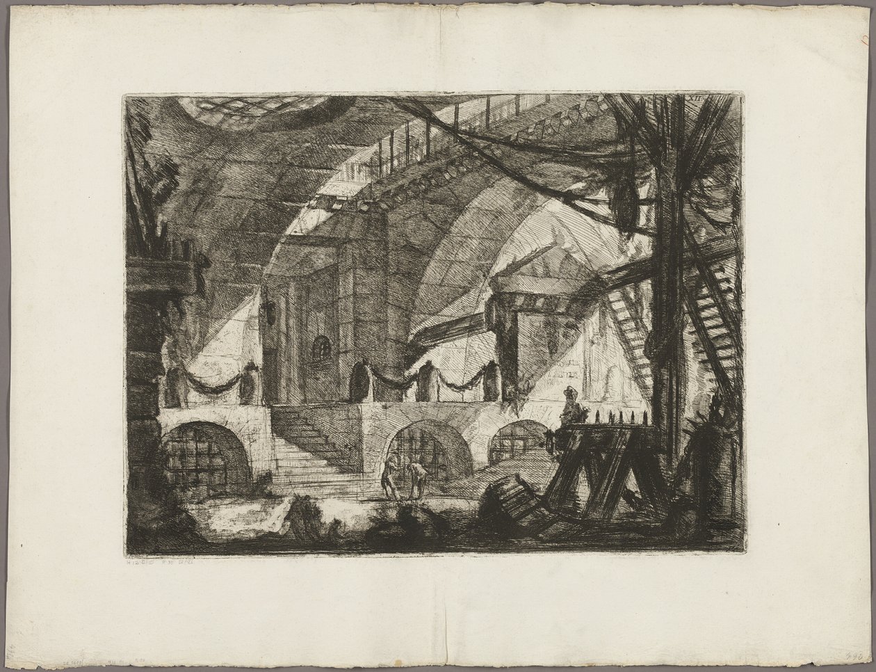 The Sawhorse, placa 12 de Prisões Imaginárias de Giovanni Battista Piranesi
