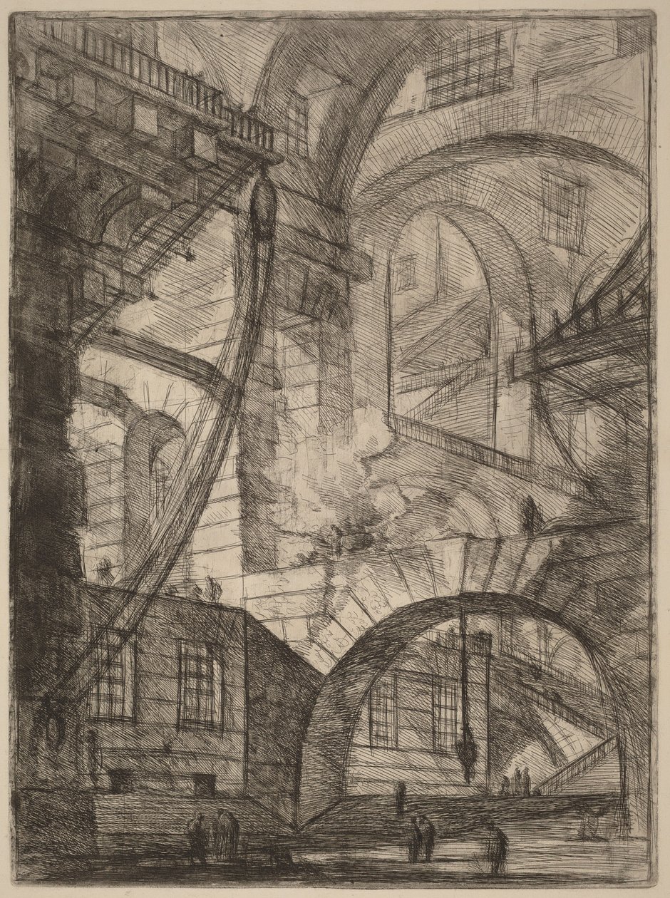 O fogo fumegante de Giovanni Battista Piranesi
