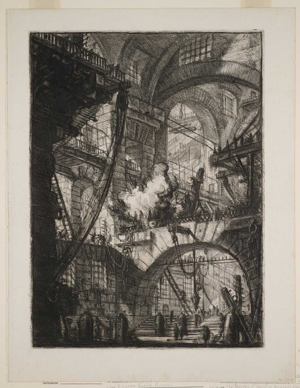 O fogo fumegante de Giovanni Battista Piranesi