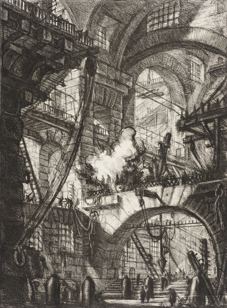O fogo fumegante de Giovanni Battista Piranesi